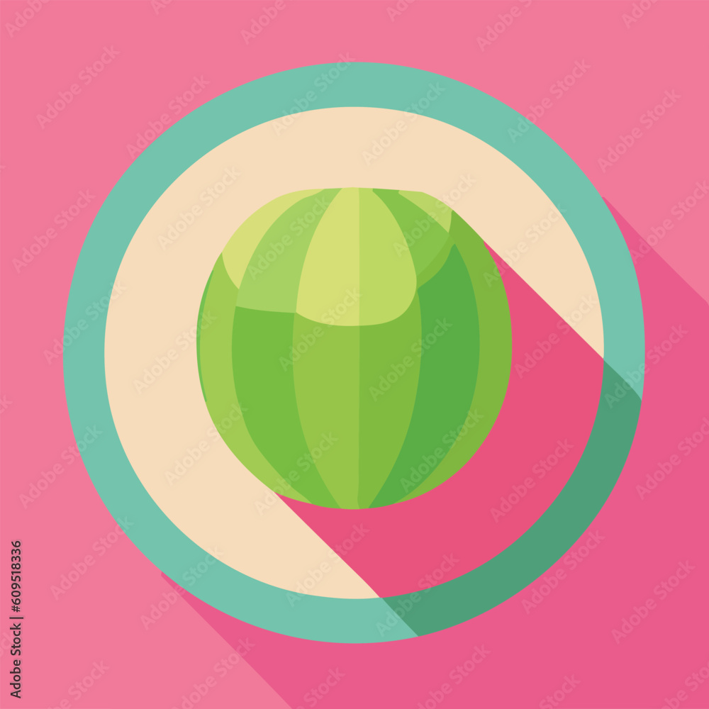 Vector illustration of fresh and juicy watermelon