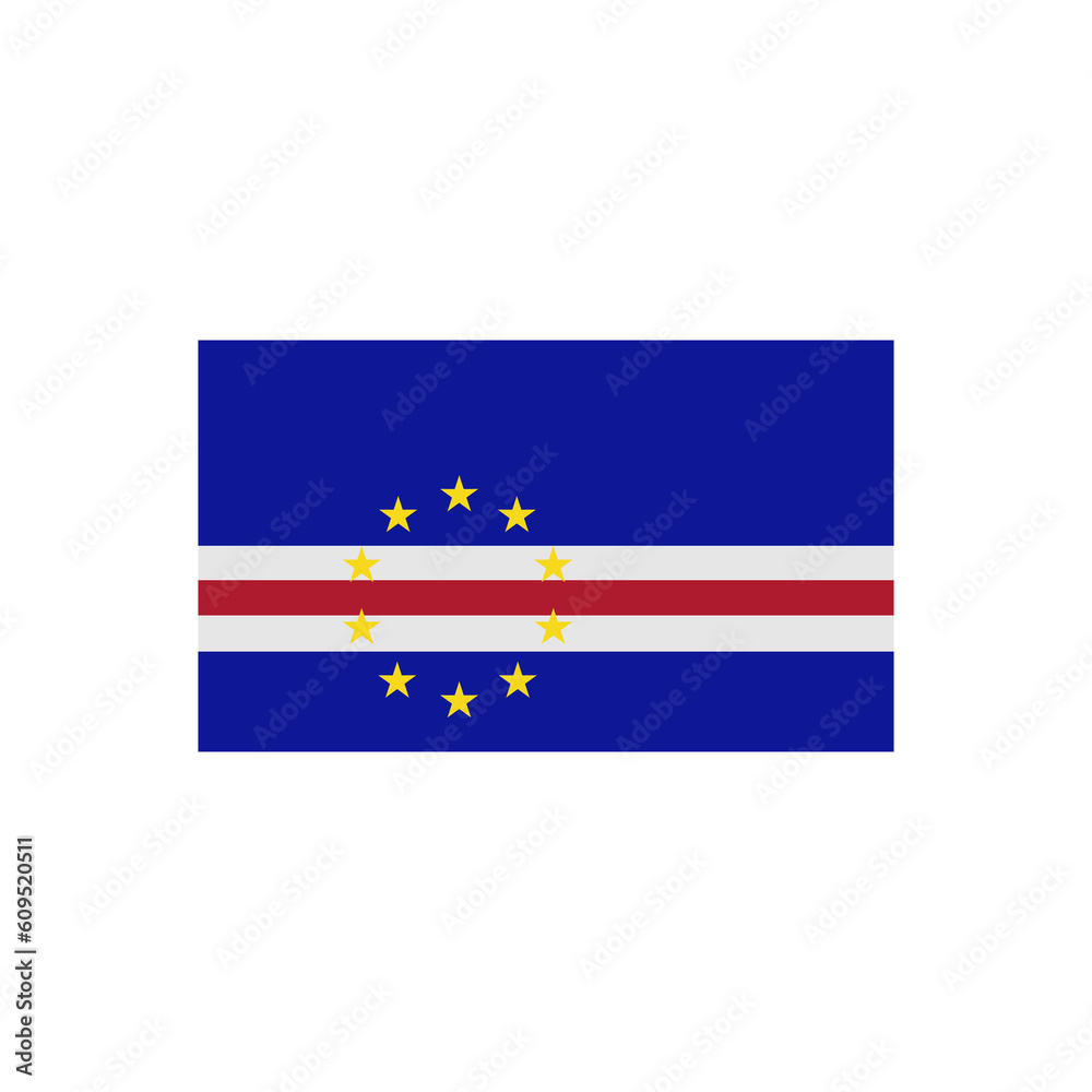 Cape verde flags icon set, Cape verde independence day icon set vector sign symbol Cape verde flags icon set, Cape verde independence day icon set vector sign symbol