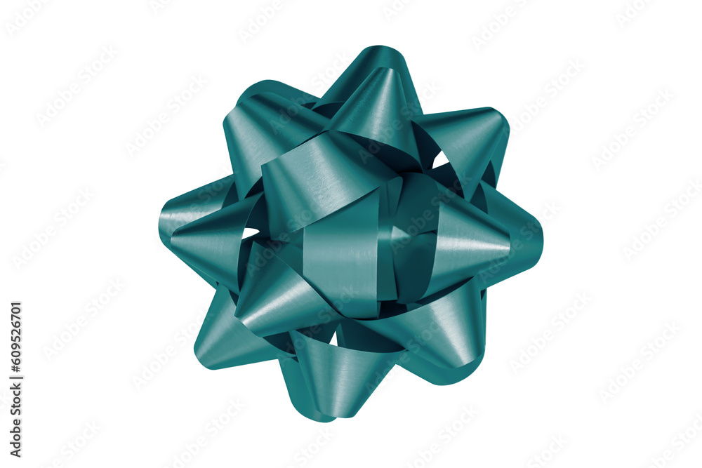 green gift bow ribbon isolated on transparent background green gift bow ribbon isolated on transparent background