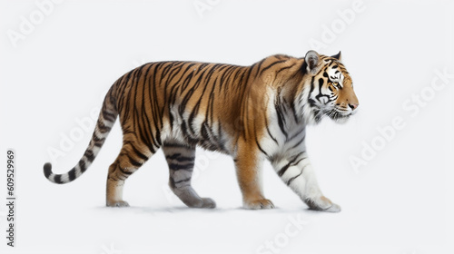 tiger isolated on white