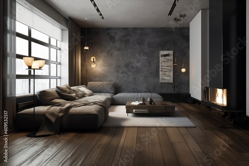 minimal  intorier bedroom livingroom design give a warm feeling