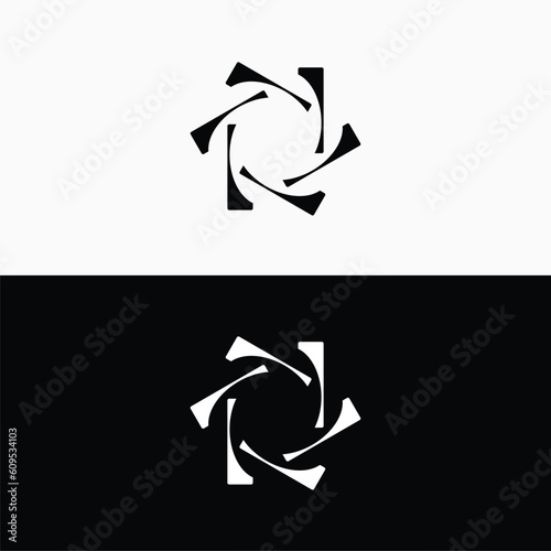 Circle vector logo template design . Circle icon illustration