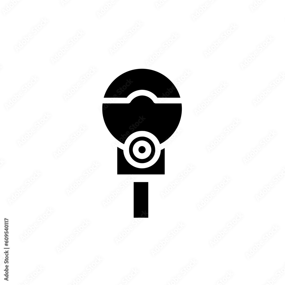 Machine Meter Parking Solid Icon Machine Meter Parking Solid Icon