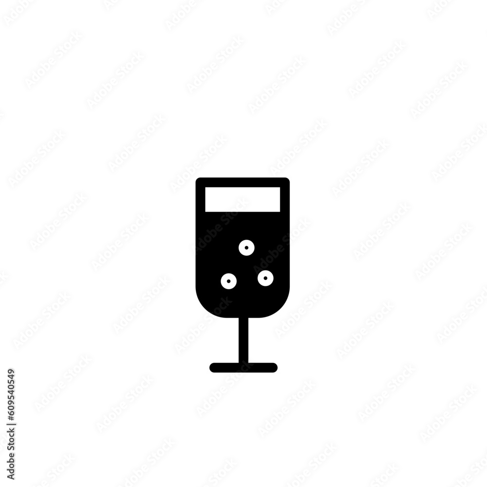 Party Sparkling Wine Solid Icon Party Sparkling Wine Solid Icon