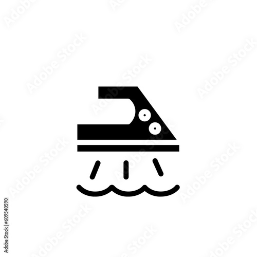 Iron Steam Steamer Solid Icon