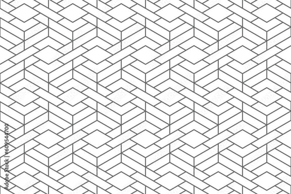 Fototapeta premium white abstract background with modern and hexagon pattern