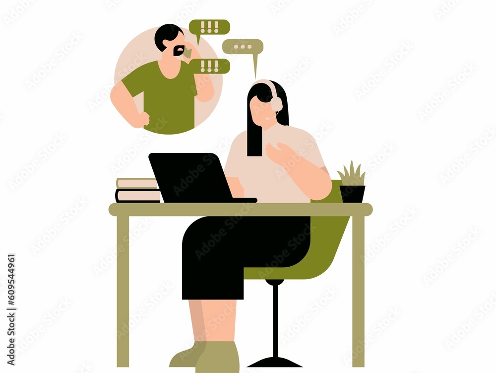 Fototapeta premium person working on laptop