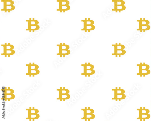 Seamless bitcoin pattern 