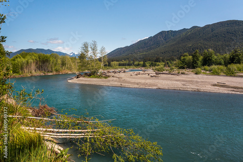 Hoh River in the Olympic National Park, Washington, USA