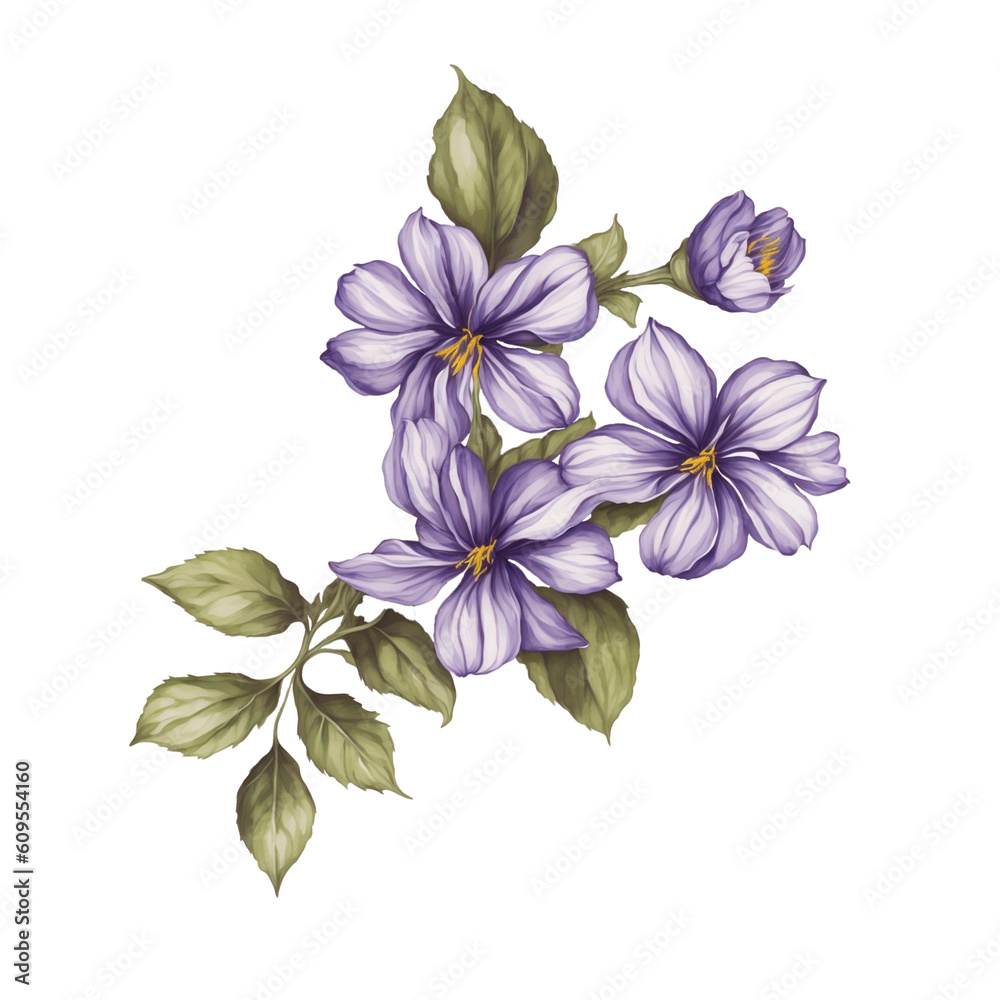 illustration watercolor flower