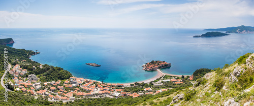 Sveti Stefan panorama photo