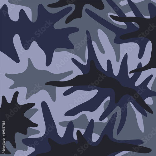 Navy uniform pattern sea water camouflage for stealth action