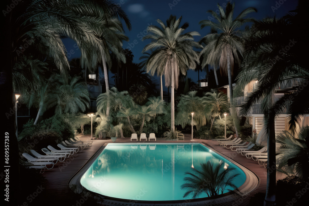 Ein schöner Pool wie in einer Anlage an der Cote d'Azur