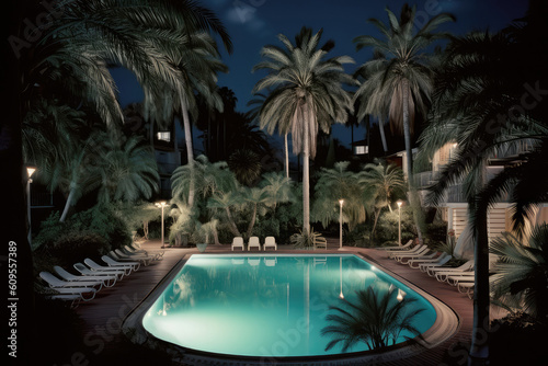 Ein schöner Pool wie in einer Anlage an der Cote d'Azur © Jan