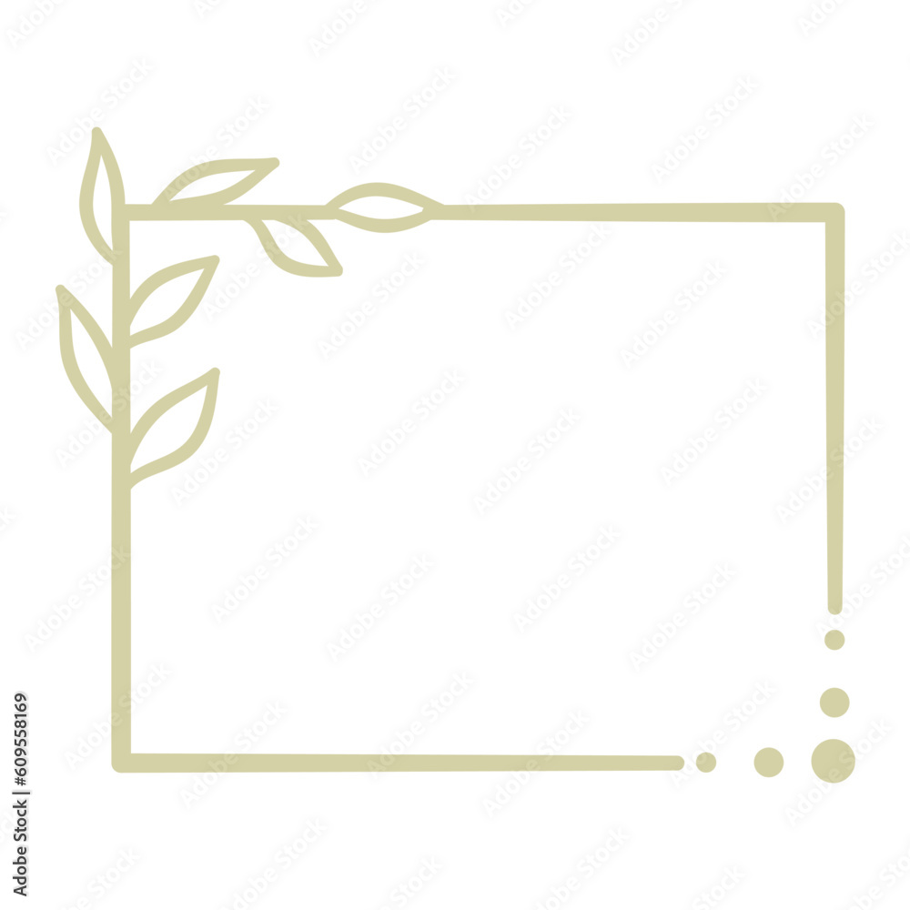 Floral Frame Element Floral Frame Element