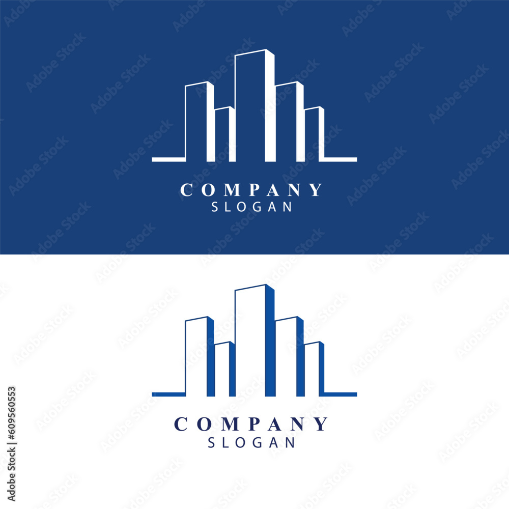 simple real estate logo template
