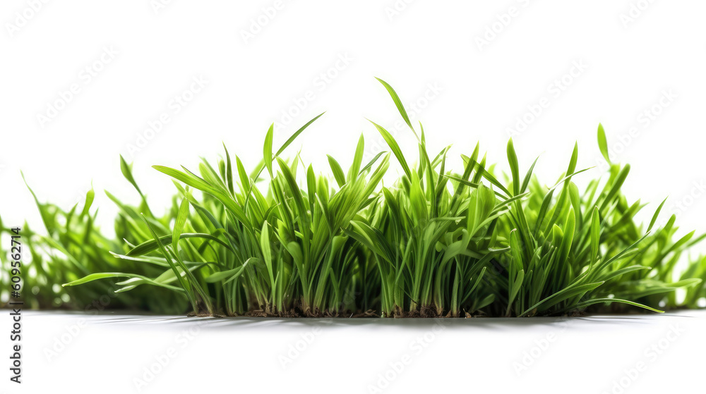 Fresh green grass isolated on white background Fresh green grass isolated on white background