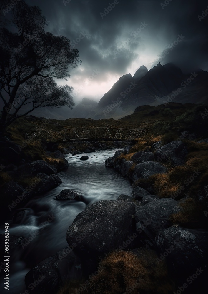 Obraz premium Calm green forest