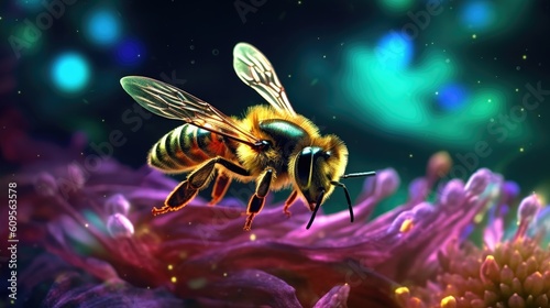 bee on a flower © faiz