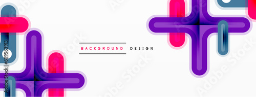 Cross line background minimal geometric template. Design for wallpaper, banner, background, landing page, wall art, invitation, prints, posters