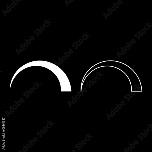 Symbol regulation handle variation value regulating sign regulate level concept tuning set icon white color vector illustration image solid fill outline contour line thin flat style