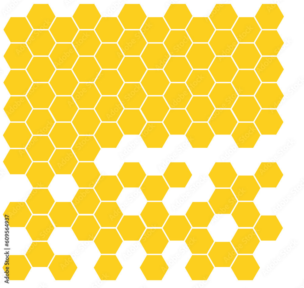 Honeycomb background. Honey comb background design.