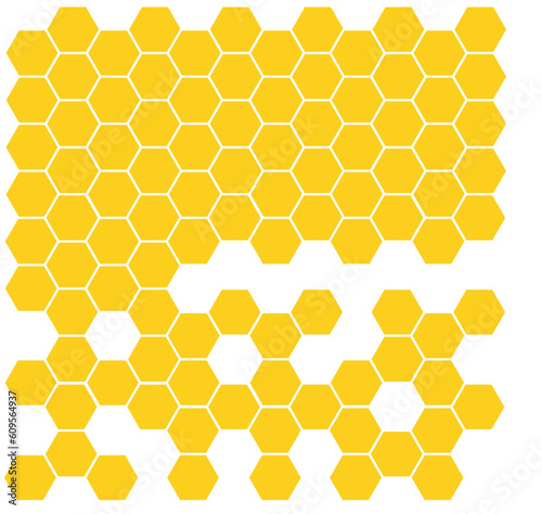Honeycomb background. Honey comb background design.