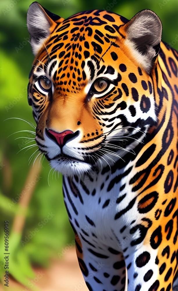 Fototapeta premium jaguar in the forest