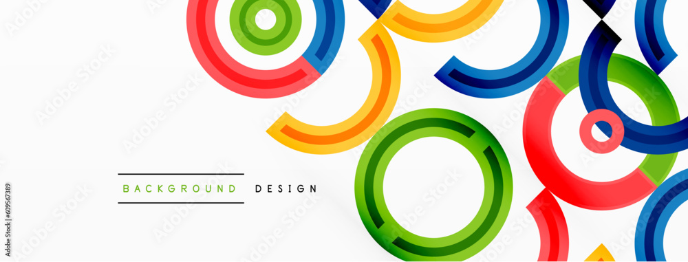 Circles are arranged in a grid pattern abstract background and feature a range of different colors, including shades of various colors. Template for wallpaper, banner, presentation, background Circles are arranged in a grid pattern abstract background and feature a range of different colors, including shades of various colors. Template for wallpaper, banner, presentation, background