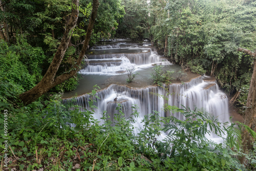 Huai Mae Khamin waterfall, Kanchanaburi, Thailand
