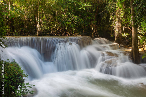 Huai Mae Khamin waterfall, Kanchanaburi, Thailand