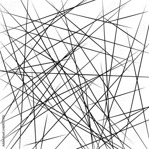 Chaotic Lines, Random Chaotic Lines, Scattered Lines, Random Chaotic Lines Asymmetrical Texture