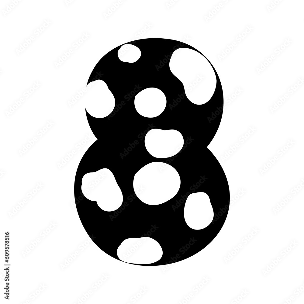 Fototapeta premium Eight Number 