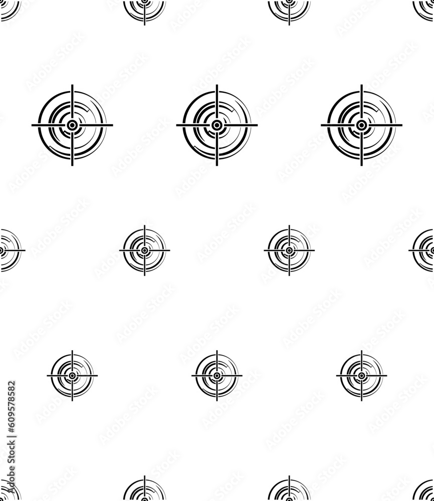Target Icon Seamless Pattern M_2204004
