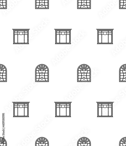 Window Icon Seamless Pattern Y_1911003