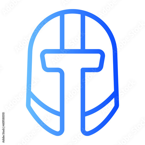 crusader helmet gradient icon