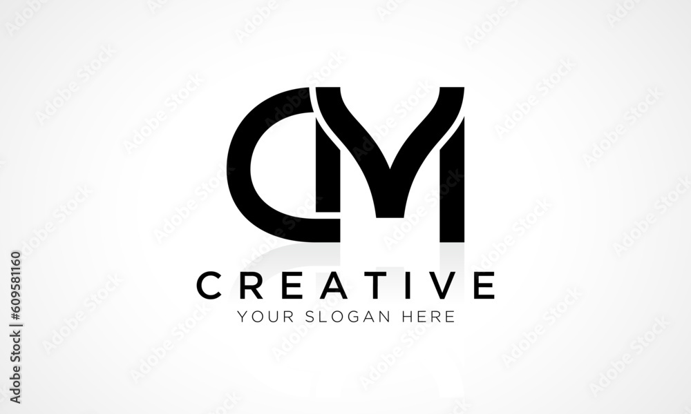 DM Letter Logo Design Vector Template. Alphabet Initial Letter DM Logo Design With Glossy Reflection Business Illustration. DM Letter Logo Design Vector Template. Alphabet Initial Letter DM Logo Design With Glossy Reflection Business Illustration.