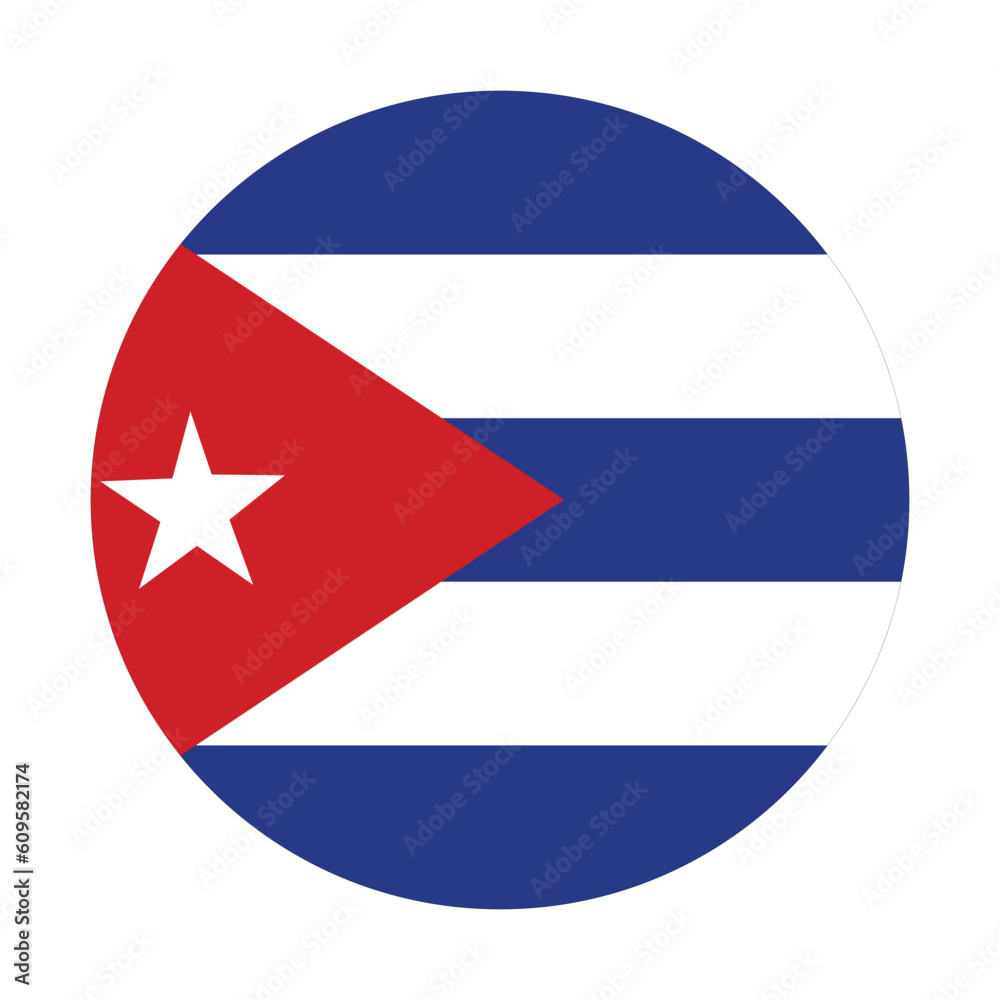 Cuba flag. lag of Cuba in design shape Cuba flag. lag of Cuba in design shape
