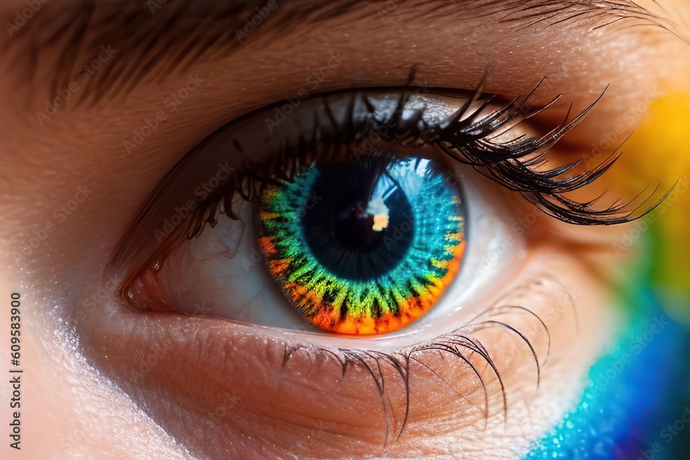 eye of the person Generative AI eye of the person Generative AI