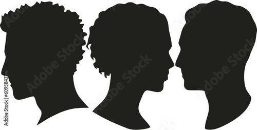 Silhouette Heads: Exploring the Human Spectrum
