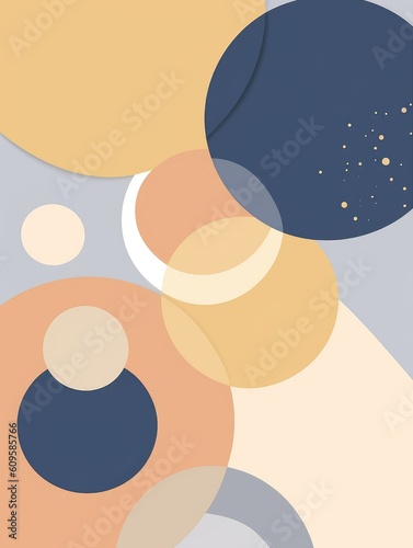 Wallpaper Mural Modern abstract minimal poster, social media banner. Background minimalism art design. cover for cards, flyers, advertising brochures. generative ai Torontodigital.ca