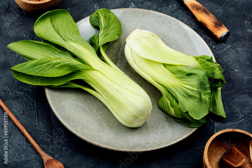 Fresh Bok Choy or Pak Choi photo