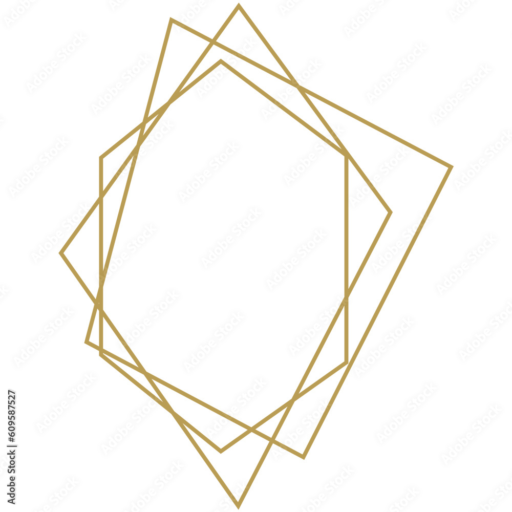 Geometric Frame Outline Geometric Frame Outline