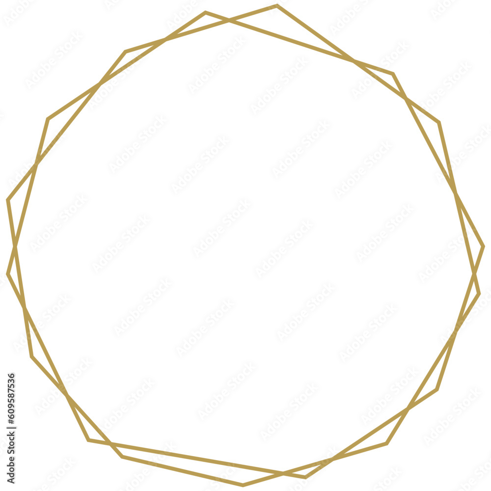 Geometric Frame Outline Geometric Frame Outline
