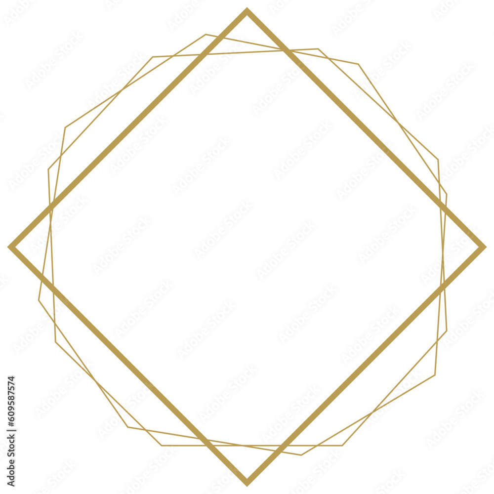 Geometric Frame Outline Geometric Frame Outline