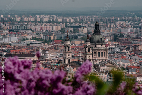 Panoramic view of Budapest during spring time © landscapeaway
