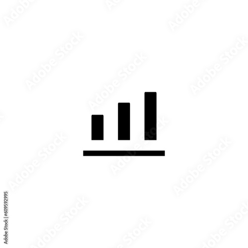 Diagram icon  graph symbol  simple vector  perfect illustration