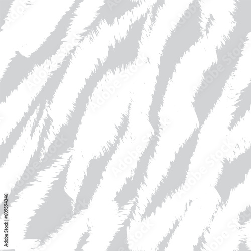 Fototapeta Naklejka Na Ścianę i Meble -  Monochrome Abstract Zebra textured Seamless Pattern