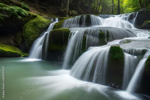 waterfall in the forest © SABARUDIN