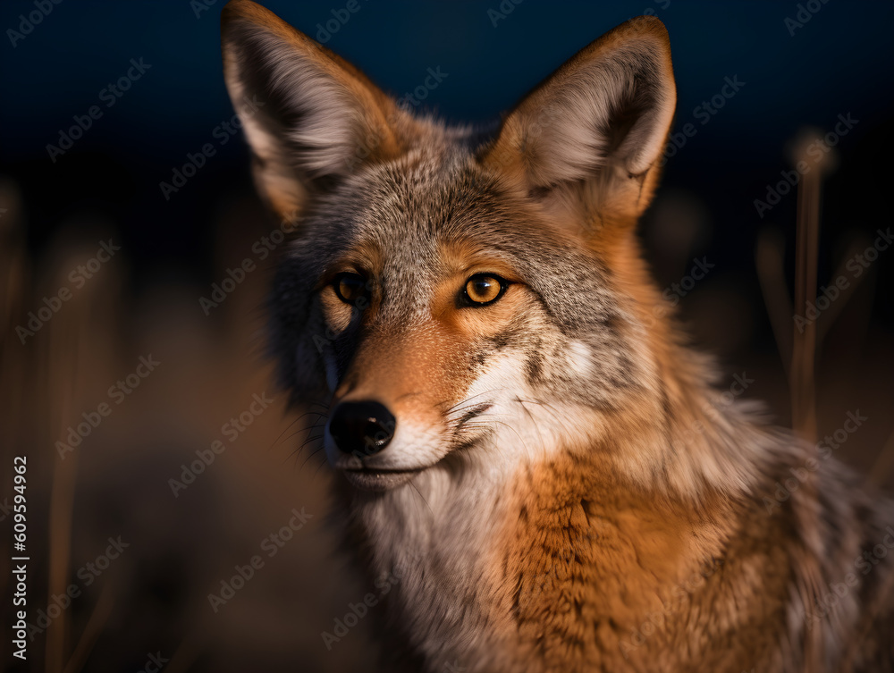 Fototapeta premium portrait of a wolf